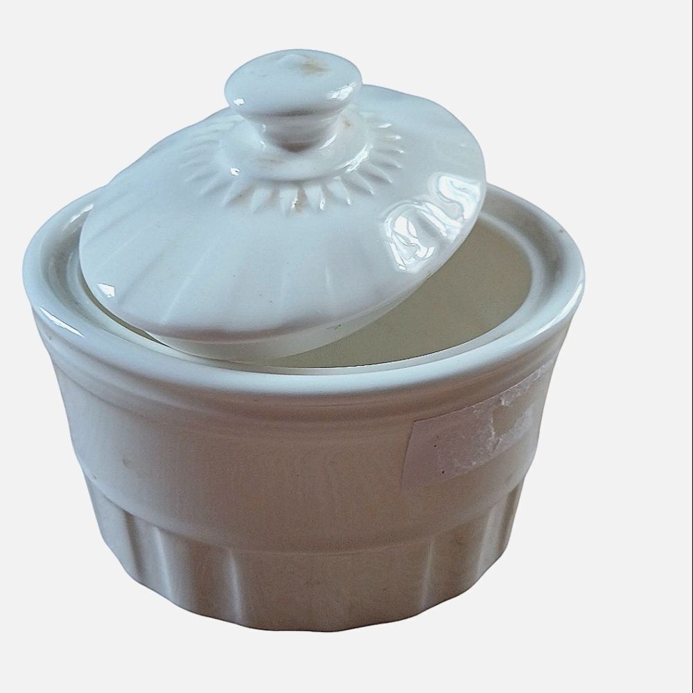 Vintage 70's Wedgwood Colosseum Sugar Bowl Fine China Matching Lid Canister